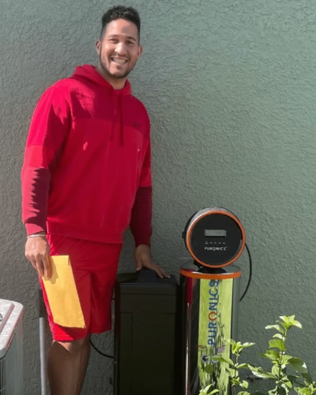 Happy client with Water Softener System installed by AquaClear Solutions FL in Montverde, FL