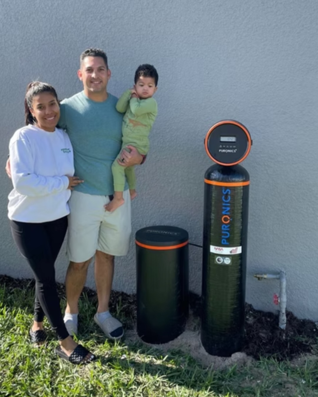 Happy client with Water Filtration System installed by AquaClear Solutions FL in Belle Isle, FL